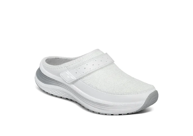 men casual shoes with cushioned heel-Iris - White