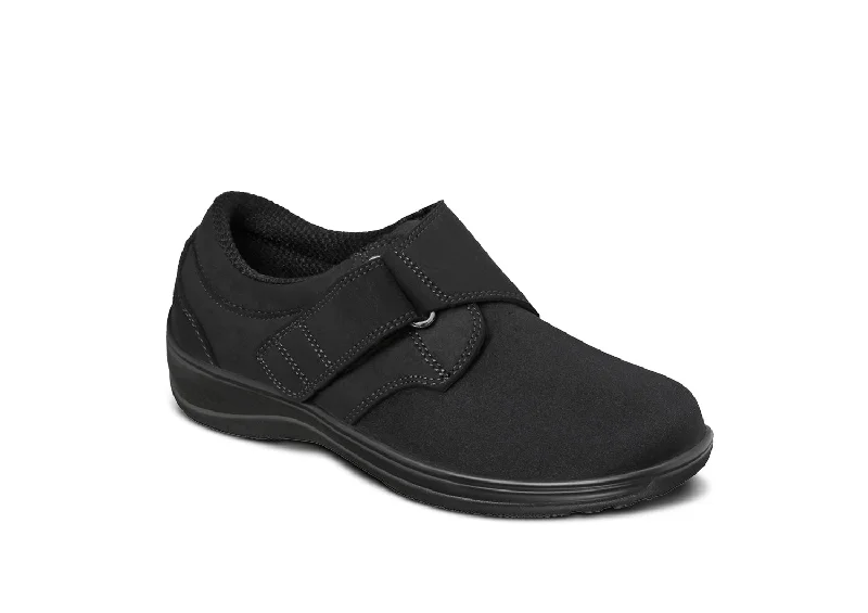 men casual shoes with breathable mesh-Wichita - Black