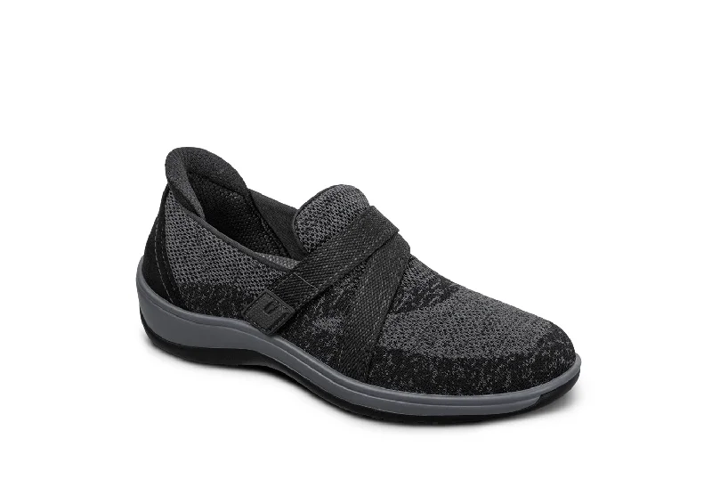 men casual shoes breathable-Amalya - Black