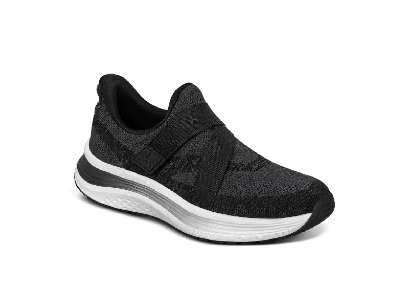 men casual shoes with light cushioning-Naya Hands-Free - Black