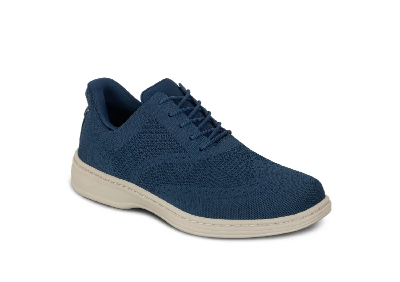 men casual shoes with breathable fabric-Rex Hands-Free - Blue