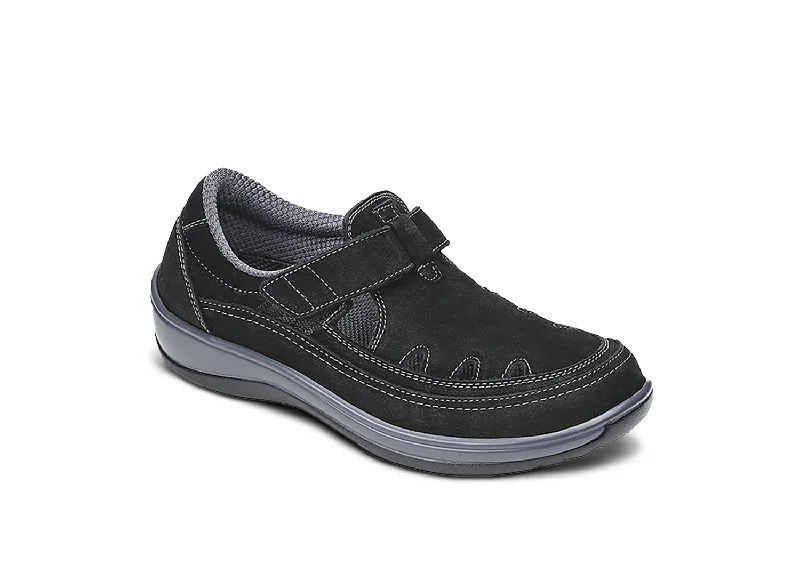 men casual shoes with breathable insole-Serene - Black