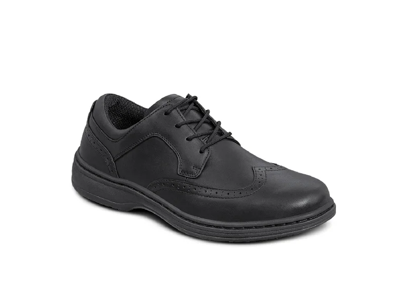 men casual shoes for wide feet-Moreno - Black