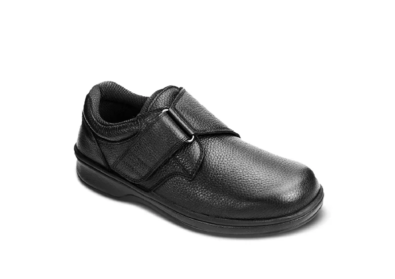 men casual shoes with padded insole-Broadway - Black