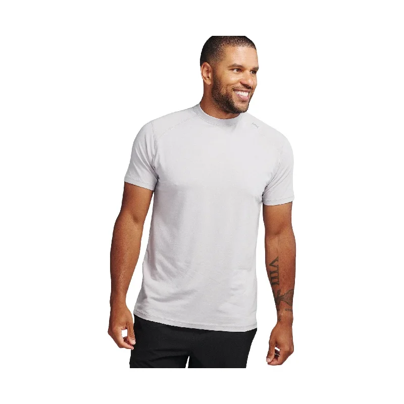 men clothing cargo pants-Tasc Men's Carrollton Fitness Tee - White