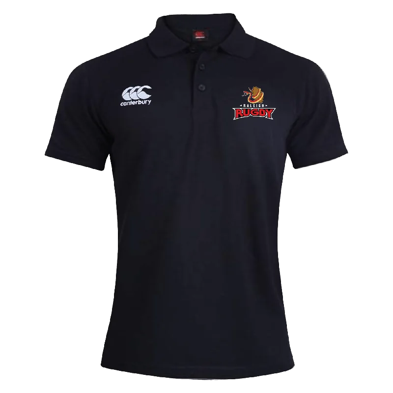 men clothing light sweater-Raleigh Rugby Club Canterbury Waimak Rugby Polo Black