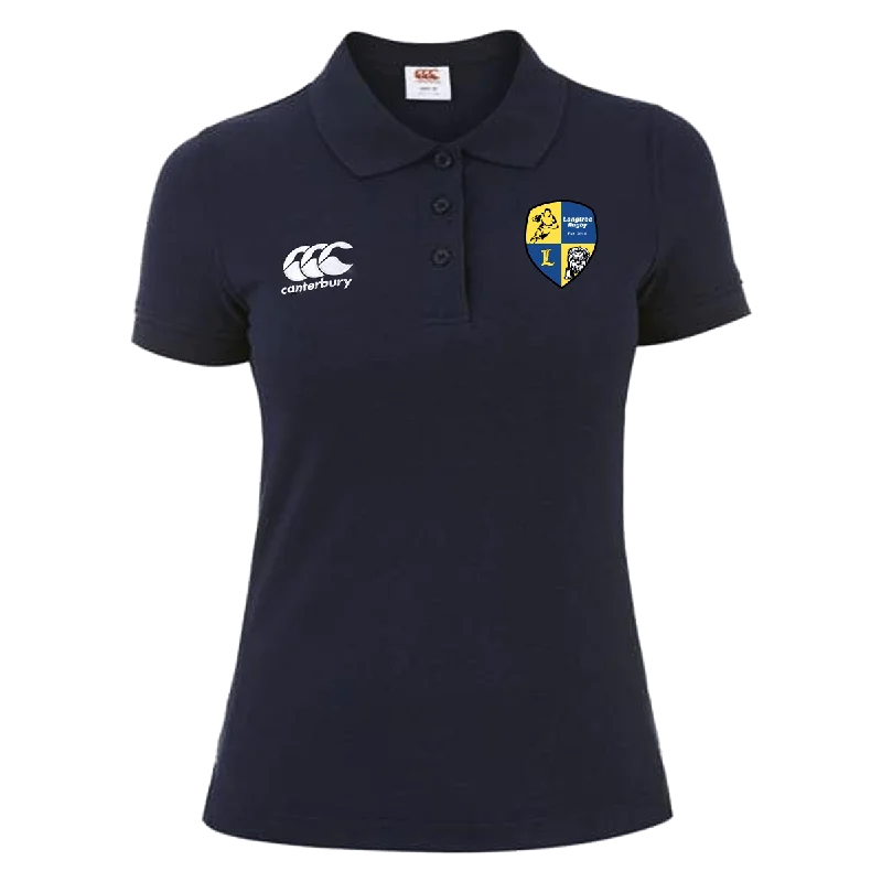 men clothing leather boots-Langtree Rugby Club Canterbury Women's Navy Waimak Rugby Polo