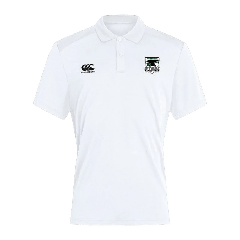 men clothing long sleeve shirt-Birmingham Steel Rugby Club Dry Polo by Canterbury