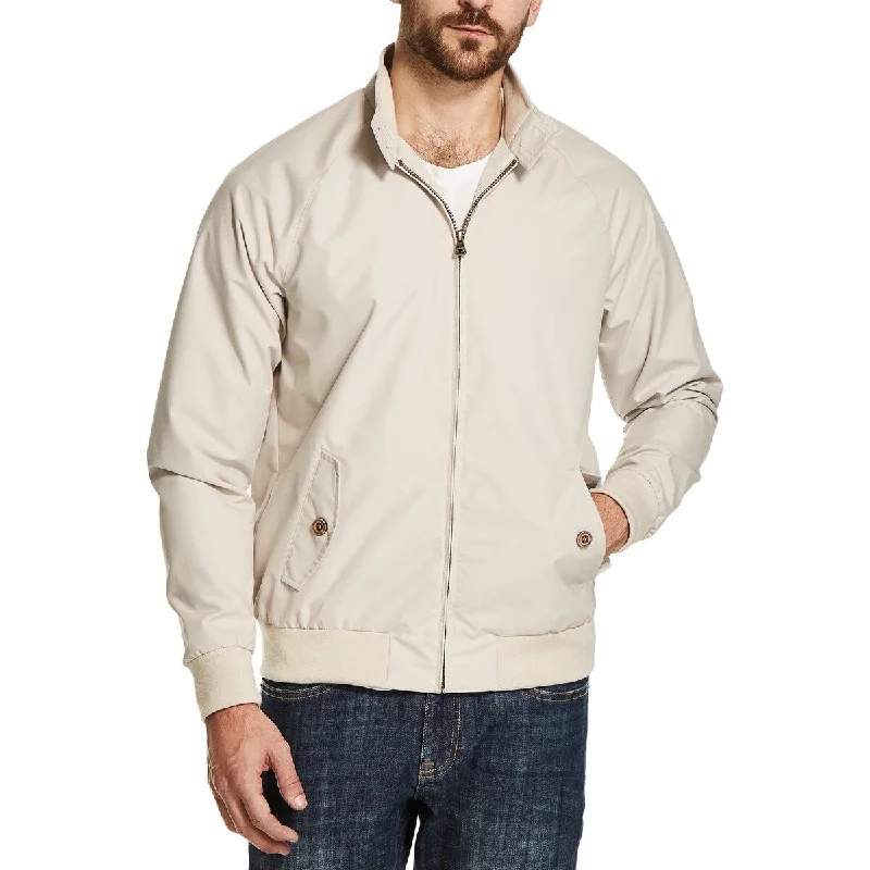 men clothing lightweight jacket-Weatherproof Vintage Men's Barracuda Lightweight Jacket Beige Size M