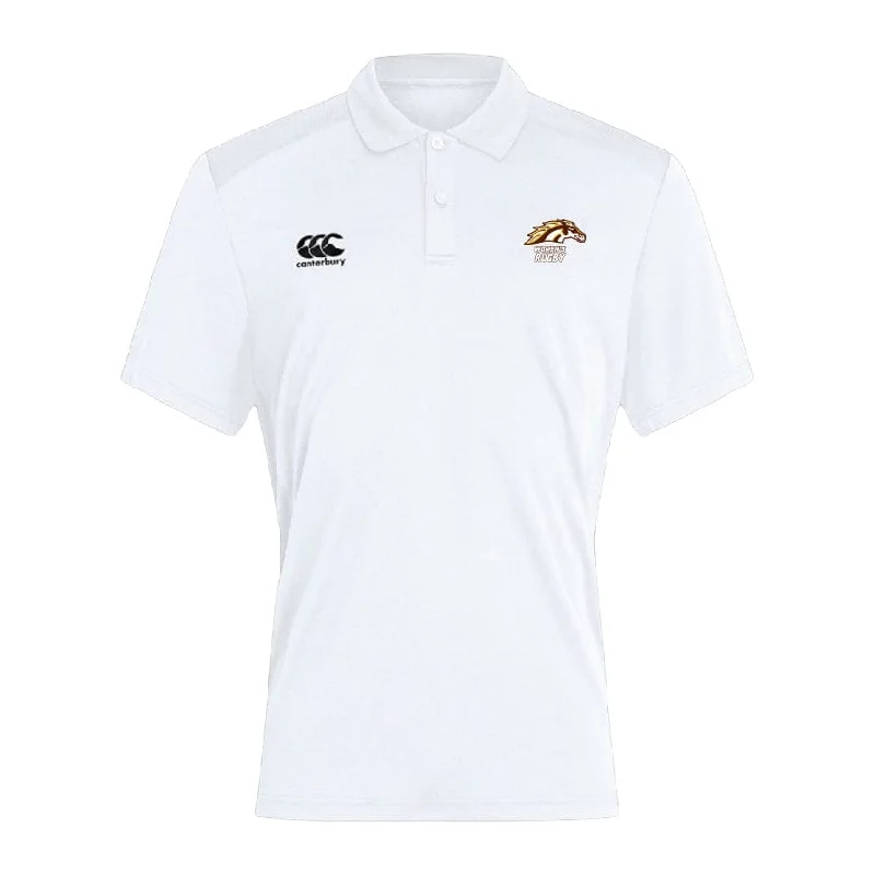 men clothing zip-up cardigan-Western Michigan University Women's Rugby  Club Dry Polo by Canterbury