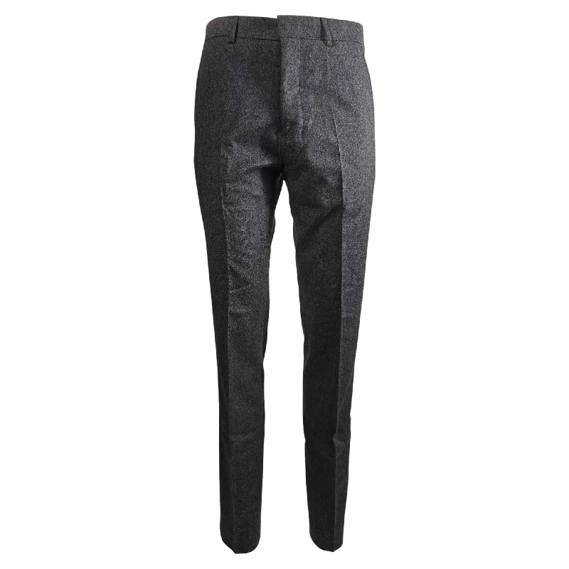 men clothing winter sweater-Ami Slim-Fit Trousers in Grey Wool