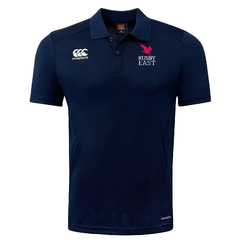 men clothing linen shirt-Rugby East Conference Club Dry Polo by Canterbury