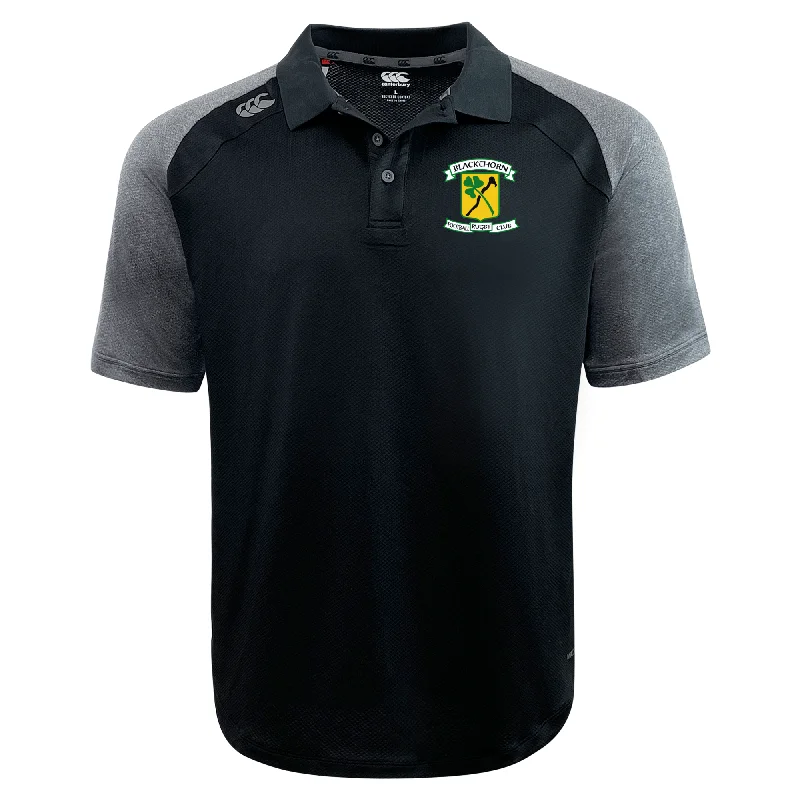 men clothing athletic jacket-Blackthorn RFC Elite Polo by Canterbury