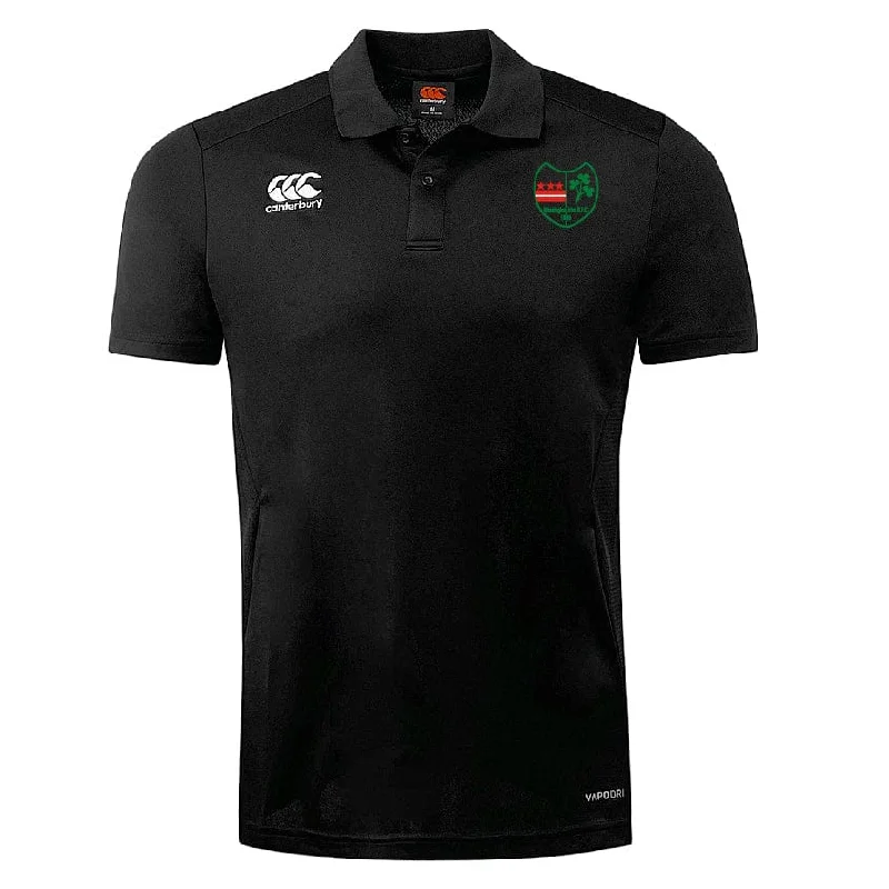 men clothing stylish outerwear-Washington Irish Rugby Club Dry Polo by Canterbury