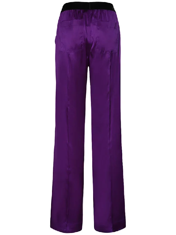 men clothing casual jacket-Tom Ford Womens Trousers In Purple