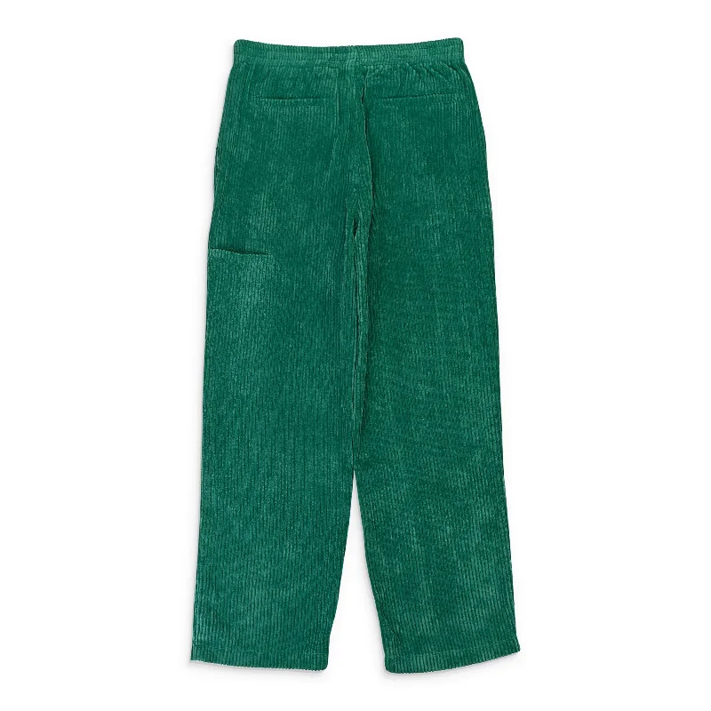 men clothing zip-up cardigan-LUCKY STAR CORDUROY GREEN PANTS