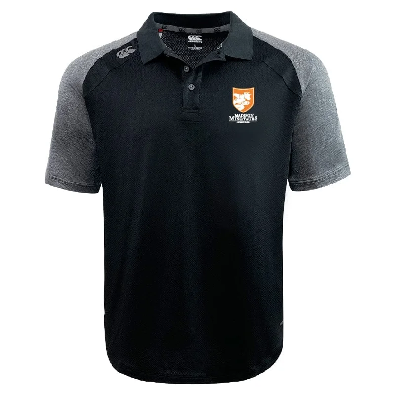 men clothing snow jacket-Madison Minotaurs Elite Polo by Canterbury