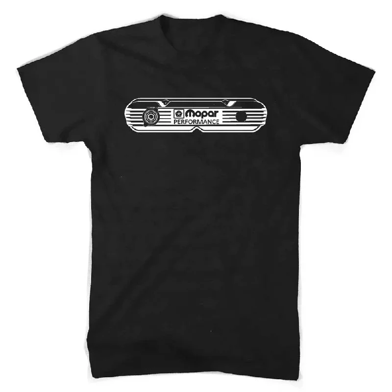 men clothing winter gloves-Mens Mopar Performance Valve Cover T-shirt (Black)