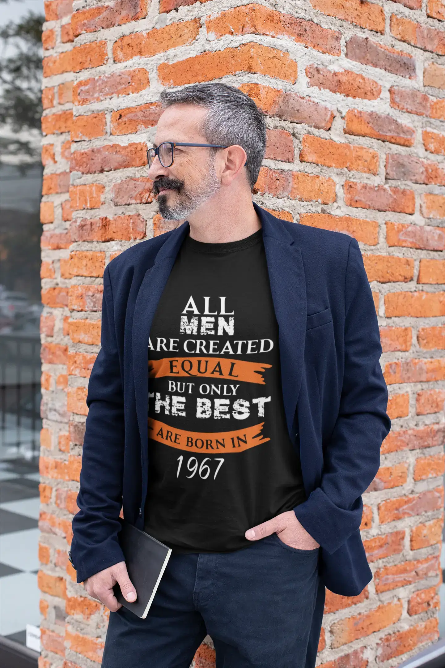 men clothing polo shirt-1967, Only the Best are Born in 1967 Men's T-shirt Black Birthday Gift 00509