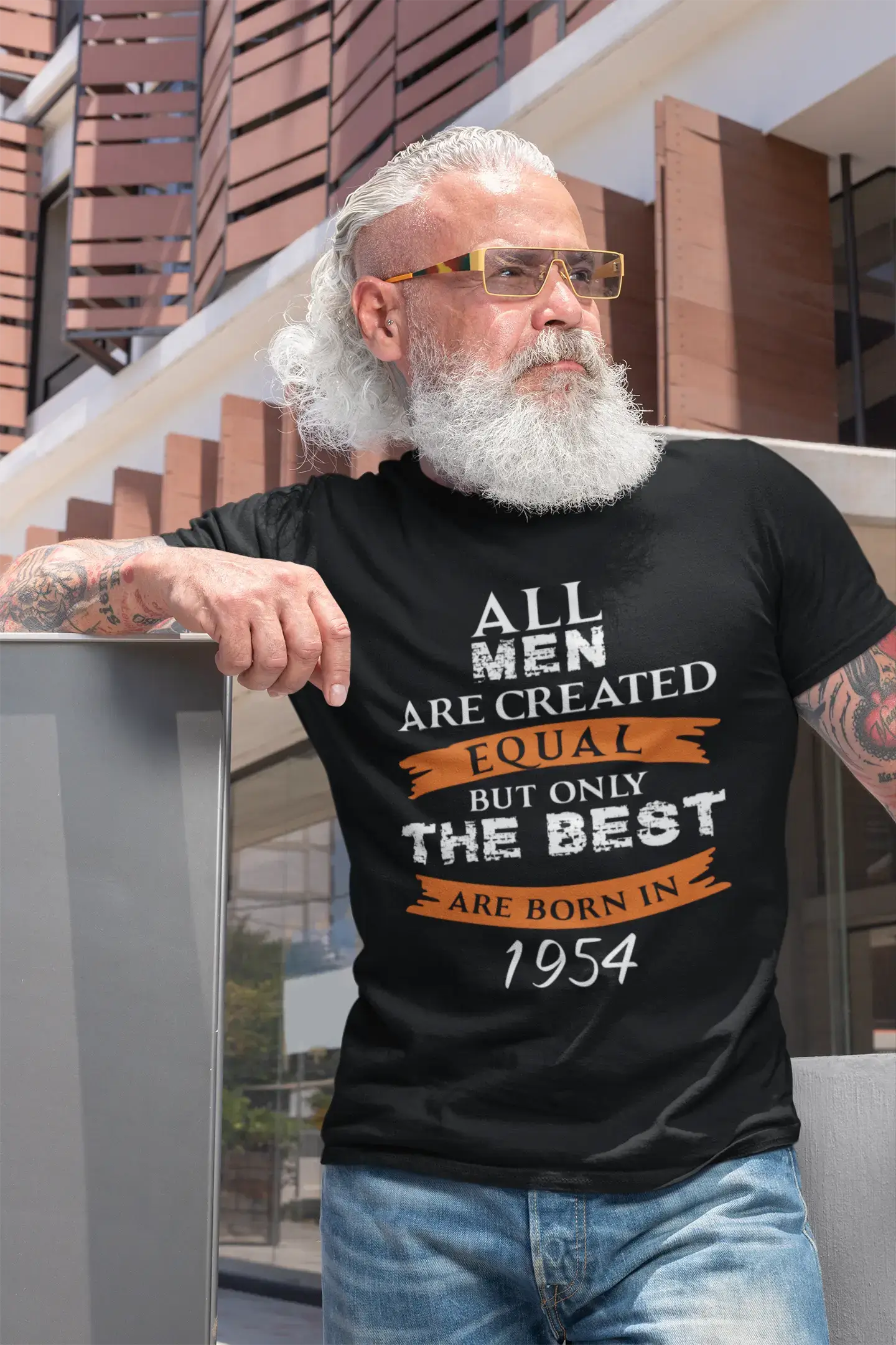 men clothing short pants-1954, Only the Best are Born in 1954 Men's T-shirt Black Birthday Gift 00509