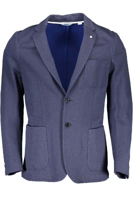 men clothing snow jacket-Gant Elegant Long Sleeve Classic Men's Jacket