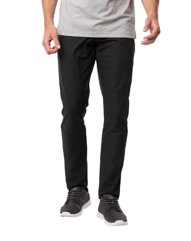 men clothing slim fit pants-Men's Right On Time Pant In Black