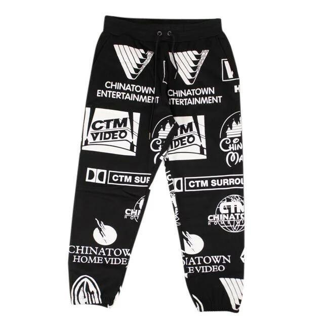 men clothing athletic wear-Chinatown Market 'Entertainment' Sweatpants - Multi