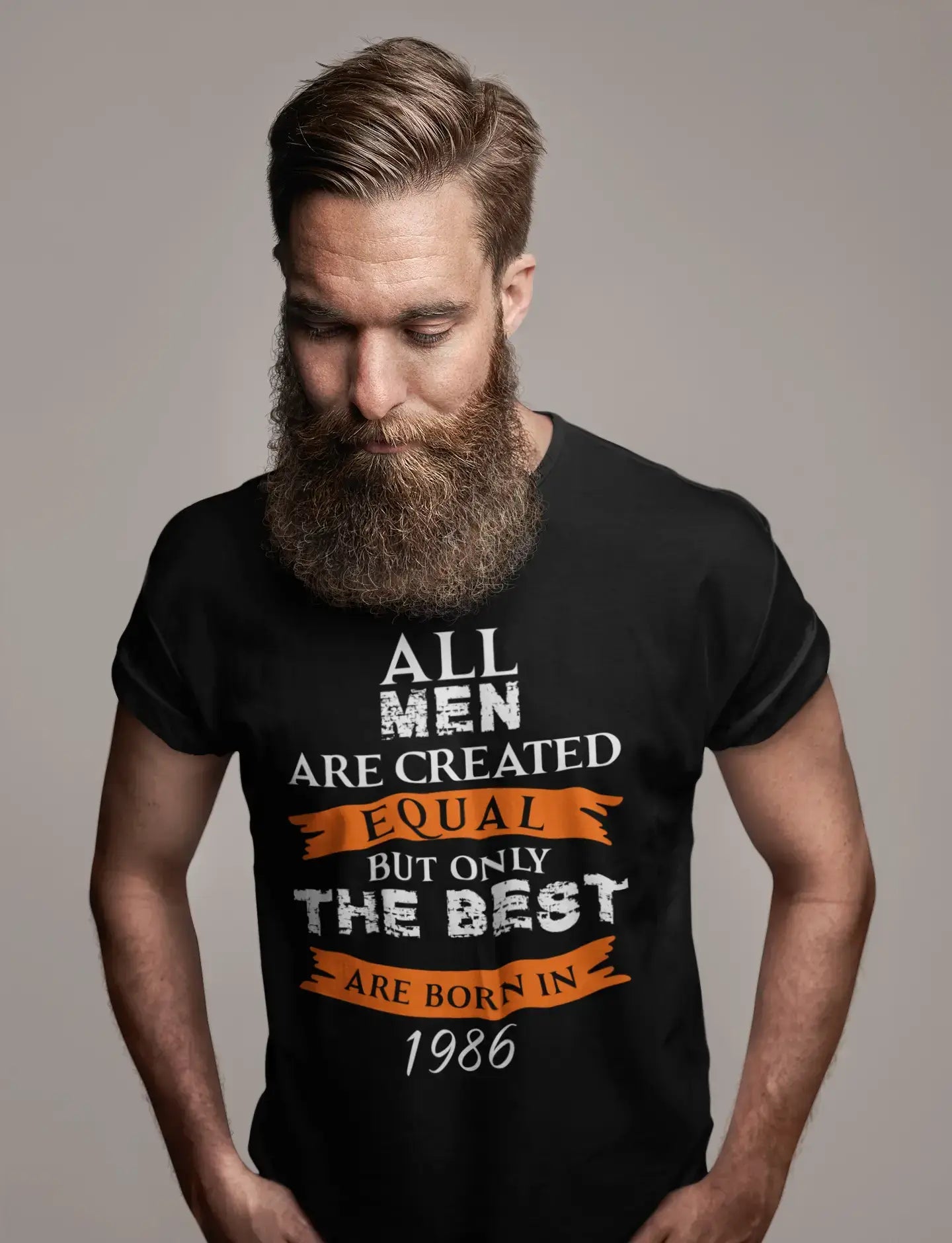 men clothing athletic joggers-1986, Only the Best are Born in 1986 Men's T-shirt Black Birthday Gift 00509