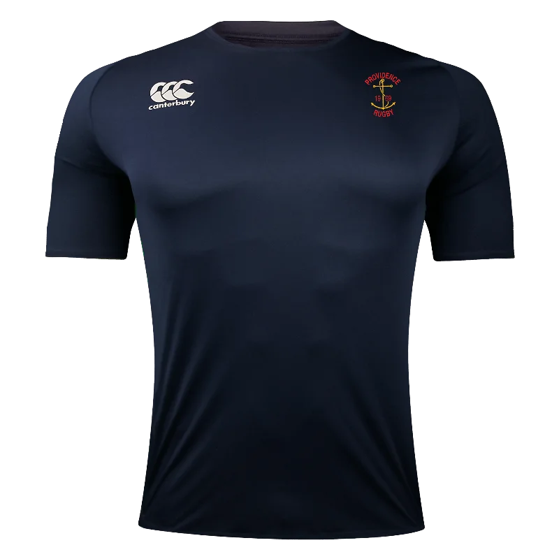 men clothing warm jacket-Rhode Island Rugby Club Canterbury Core Vapodri Superlight Rugby T-Shirt