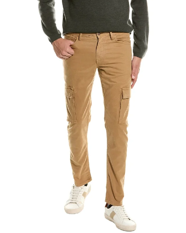 men clothing cargo pants-Current/Elliott The Ford Dark Khaki Jean