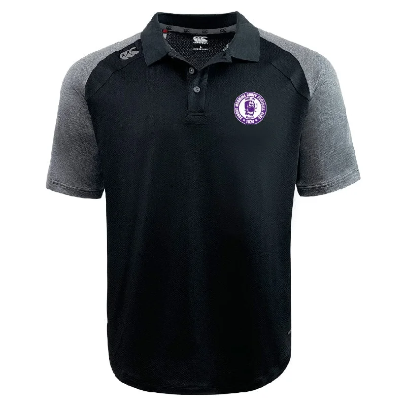 men clothing business suit-Sunday Morning RFC Elite Polo by Canterbury