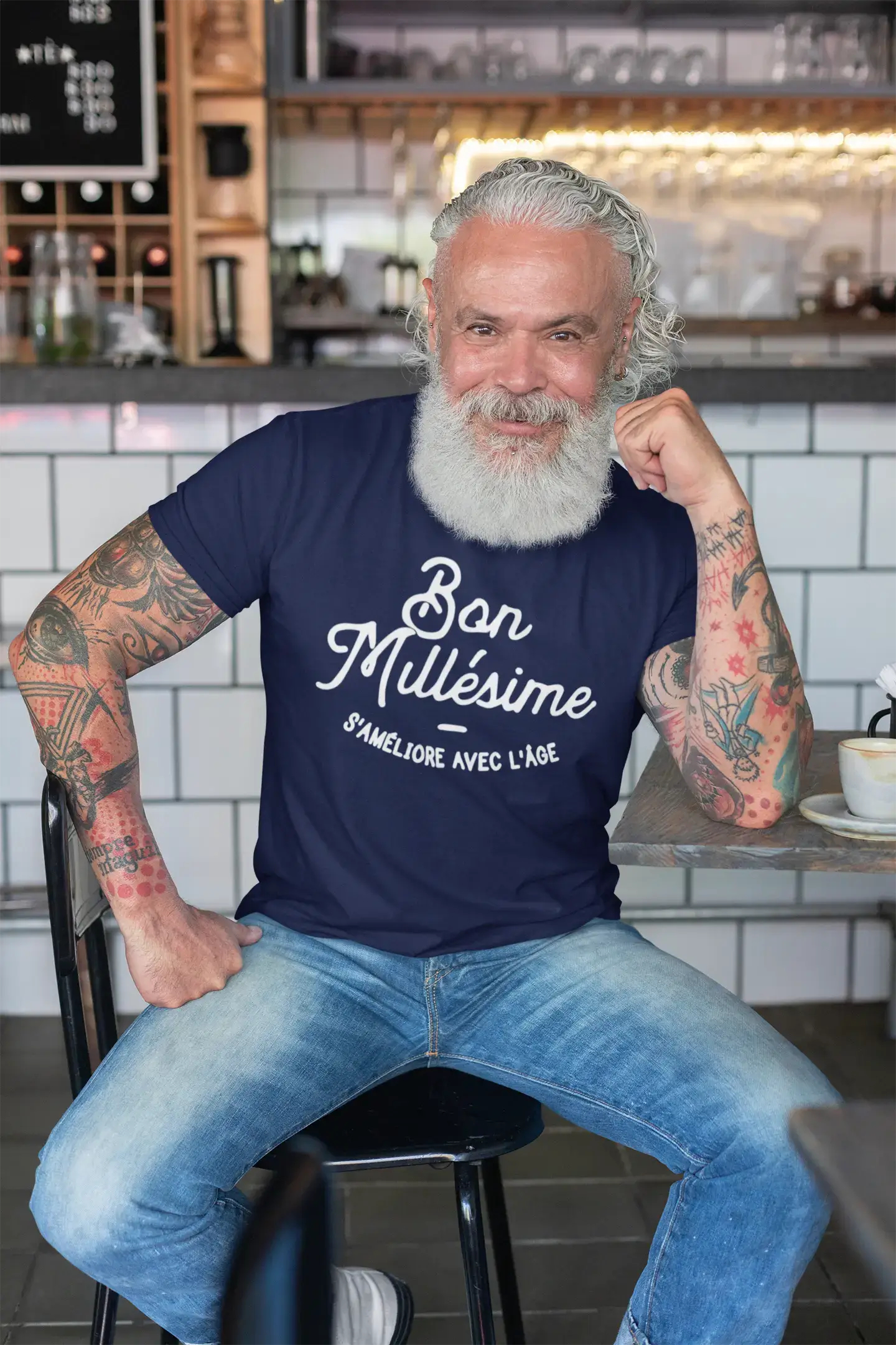 men clothing fall fashion trends-ULTRABASIC - Men's Tee Shirt Vintage T-shirt ENVY IS MY POISON Vintage White