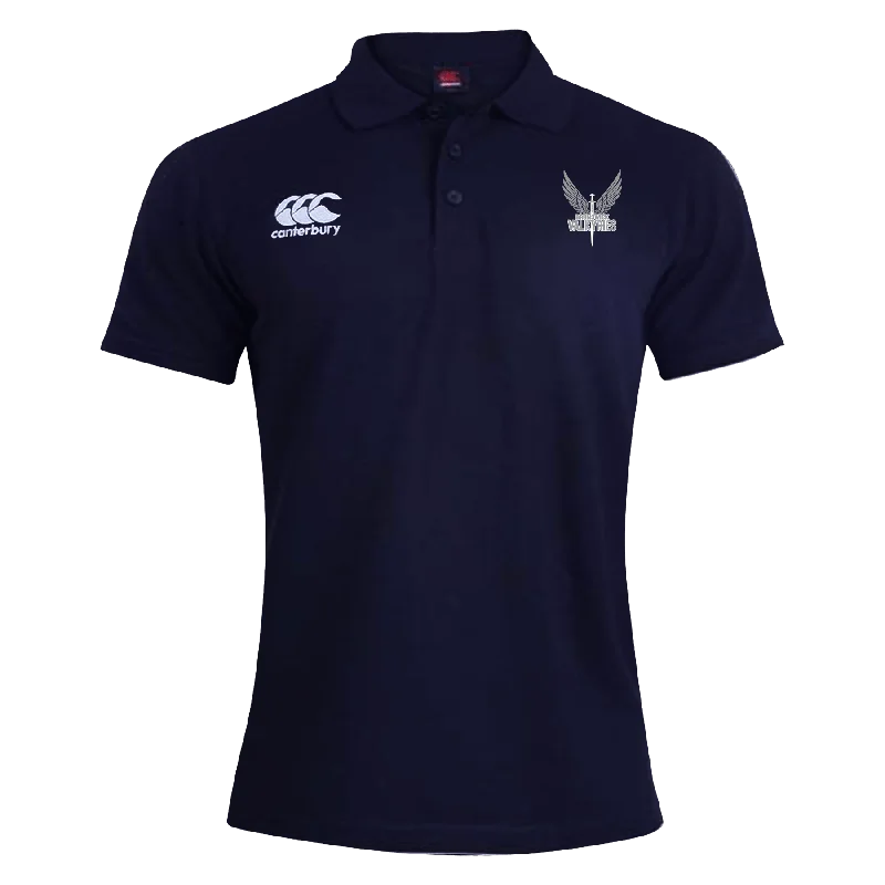 men clothing warm sweater-Brunswick Valkyries Canterbury Waimak Rugby Polo