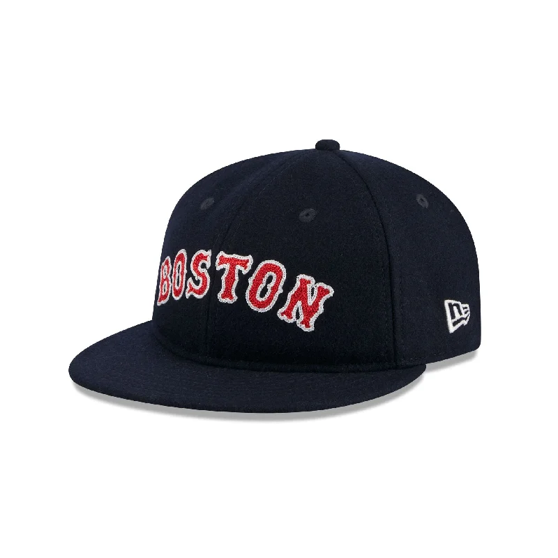 Boston Red Sox Melton Wool Retro Crown 9FIFTY Adjustable Hat