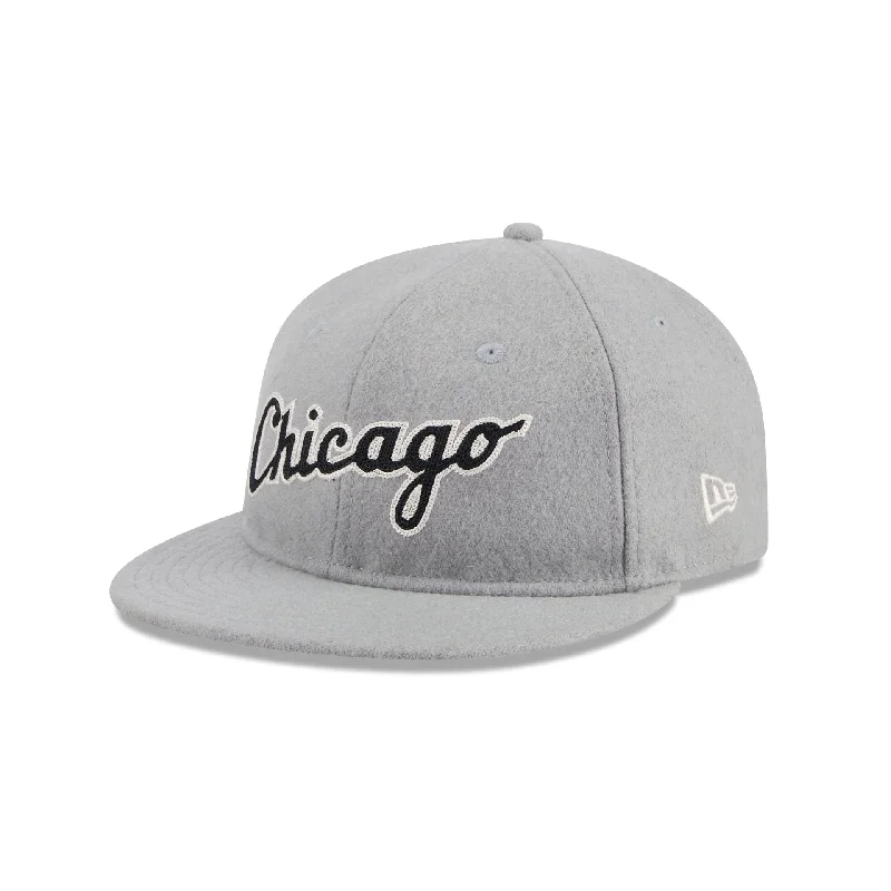 Chicago White Sox Melton Wool Retro Crown 9FIFTY Adjustable Hat