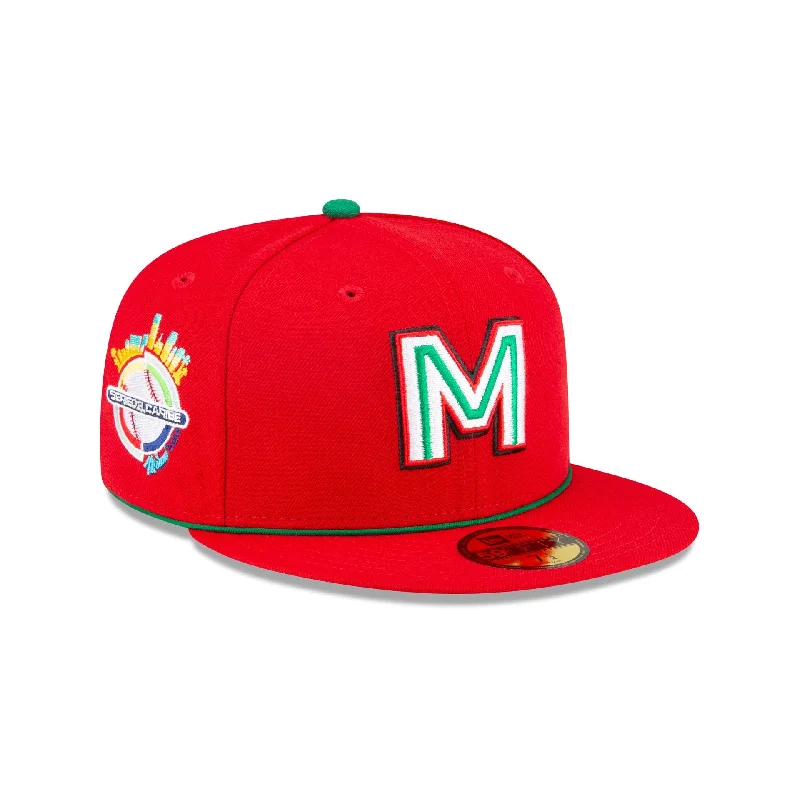 Mexico Baseball 2024 Caribbean Series Red 59FIFTY Fitted Hat