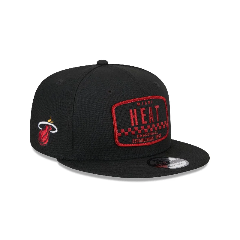 Miami Heat 2024 Rally Drive 9FIFTY Snapback Hat