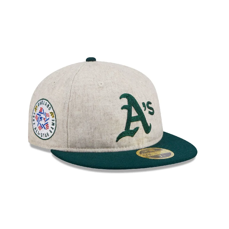 Oakland Athletics Melton Wool Retro Crown 59FIFTY Fitted Hat