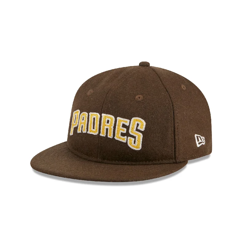 San Diego Padres Melton Wool Retro Crown 9FIFTY Adjustable Hat