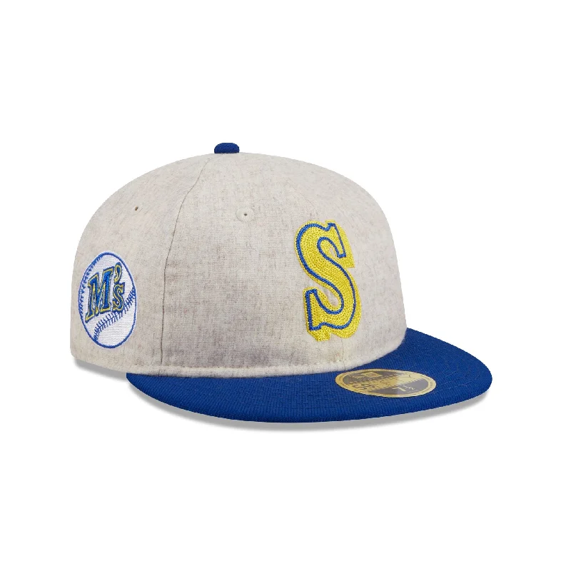 Seattle Mariners Melton Wool Retro Crown 59FIFTY Fitted Hat