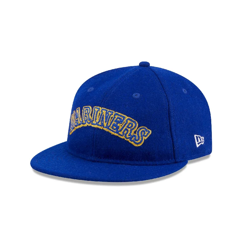 Seattle Mariners Melton Wool Retro Crown 9FIFTY Adjustable Hat