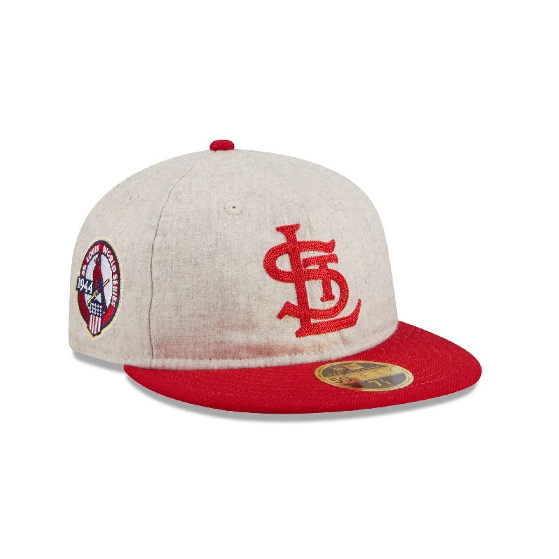 St. Louis Cardinals Melton Wool Retro Crown 59FIFTY Fitted Hat