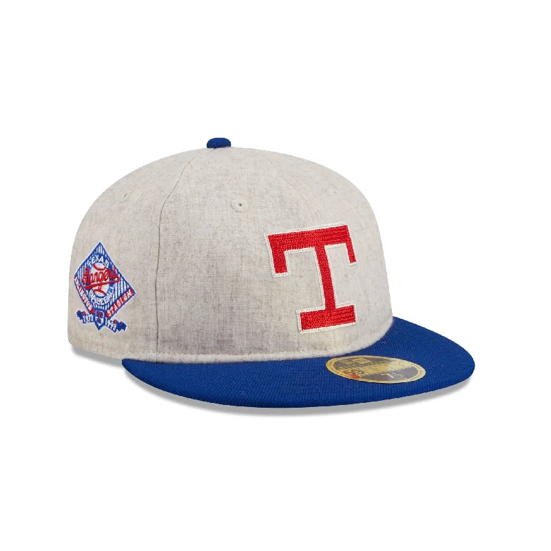 Texas Rangers Melton Wool Retro Crown 59FIFTY Fitted Hat