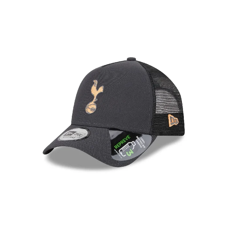 Tottenham Hotspur Graphite 9FORTY A-Frame Trucker Hat