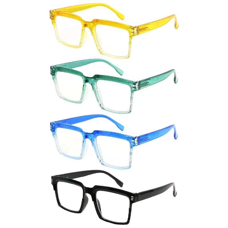 4 Pack Fashionable Stylish Reading Glasses R2027