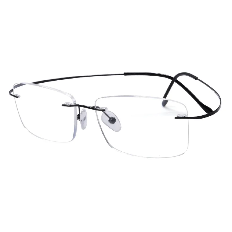 Rimless Reading Glasses Rectangle Readers Stylish R1509