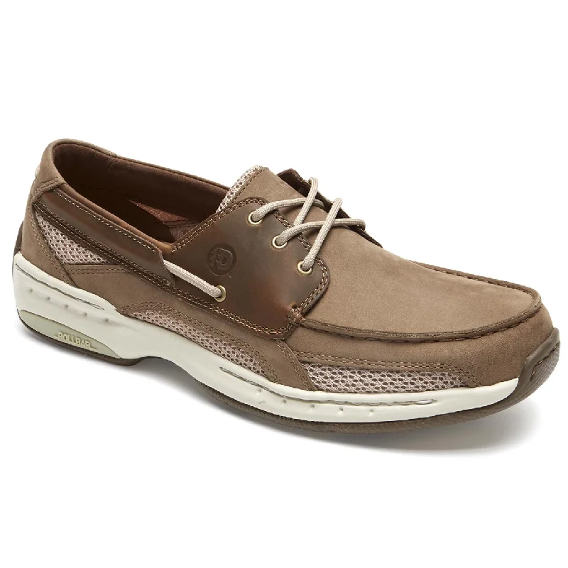 men casual shoes with flexible sole-Captain - Taupe Two Tone