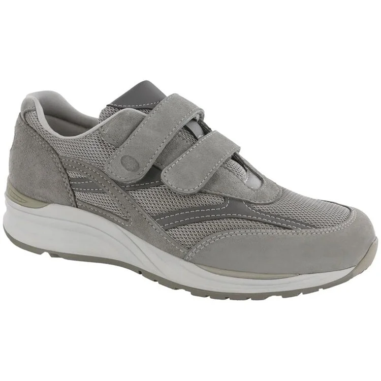 men casual shoes with arch support-JV - Gray Mesh