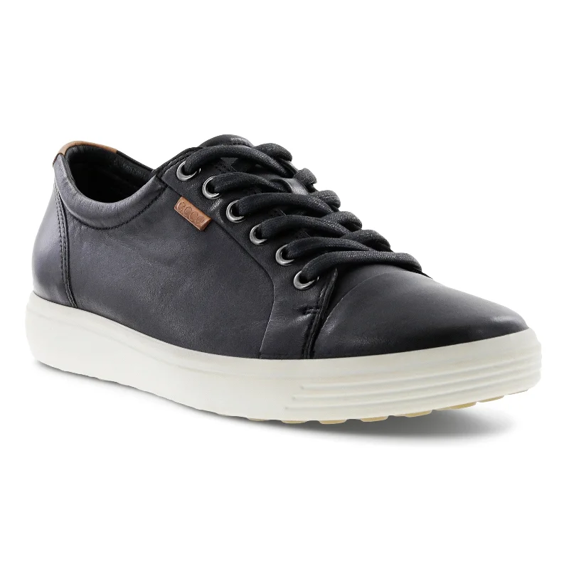 men casual shoes with Velcro strap-Soft 7 - Black - Men's