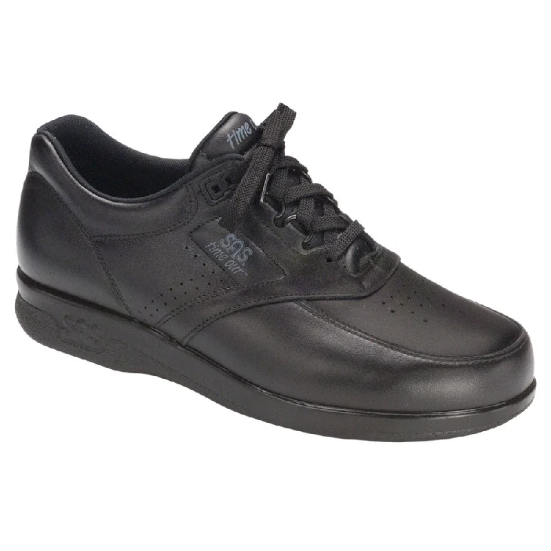 men casual shoes lightweight-Time Out - Black